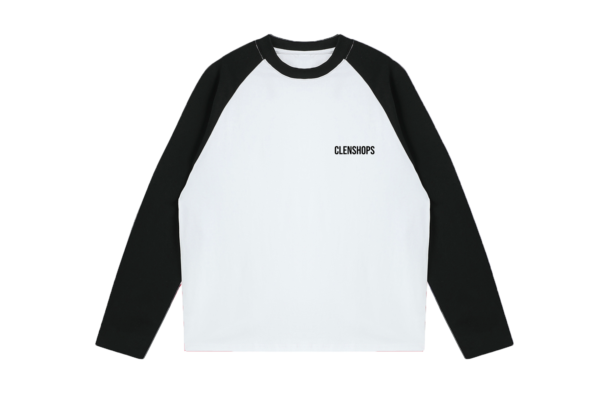 Basique Noir Tee-shirt Manche Longue