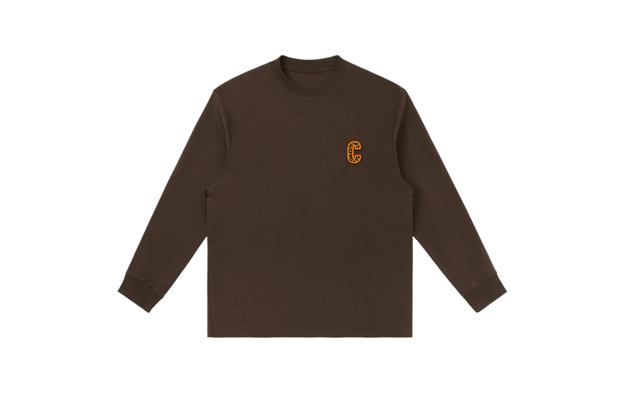 C Rouge Tee-shirt manche longue